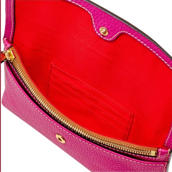 Dooney & Bourke Pebbled Leather Milly Crossbody Wallet/Bag NWT - Picture 4 of 7